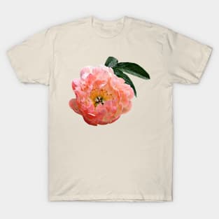 Pink Peony in Sunshine T-Shirt